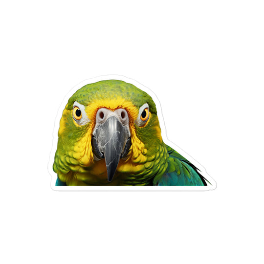 Amazon Parrot Sticker - Stickerfy.ai