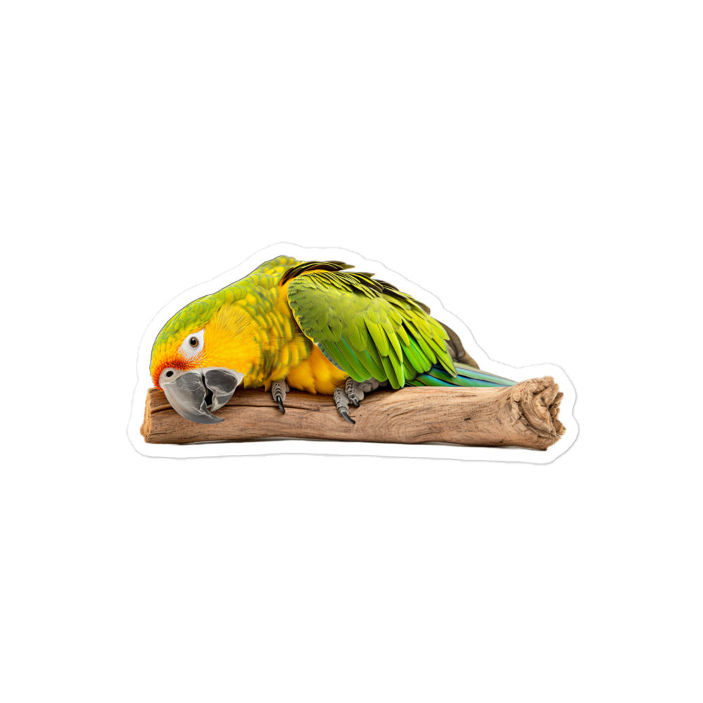 Amazon Parrot Sticker - Stickerfy.ai