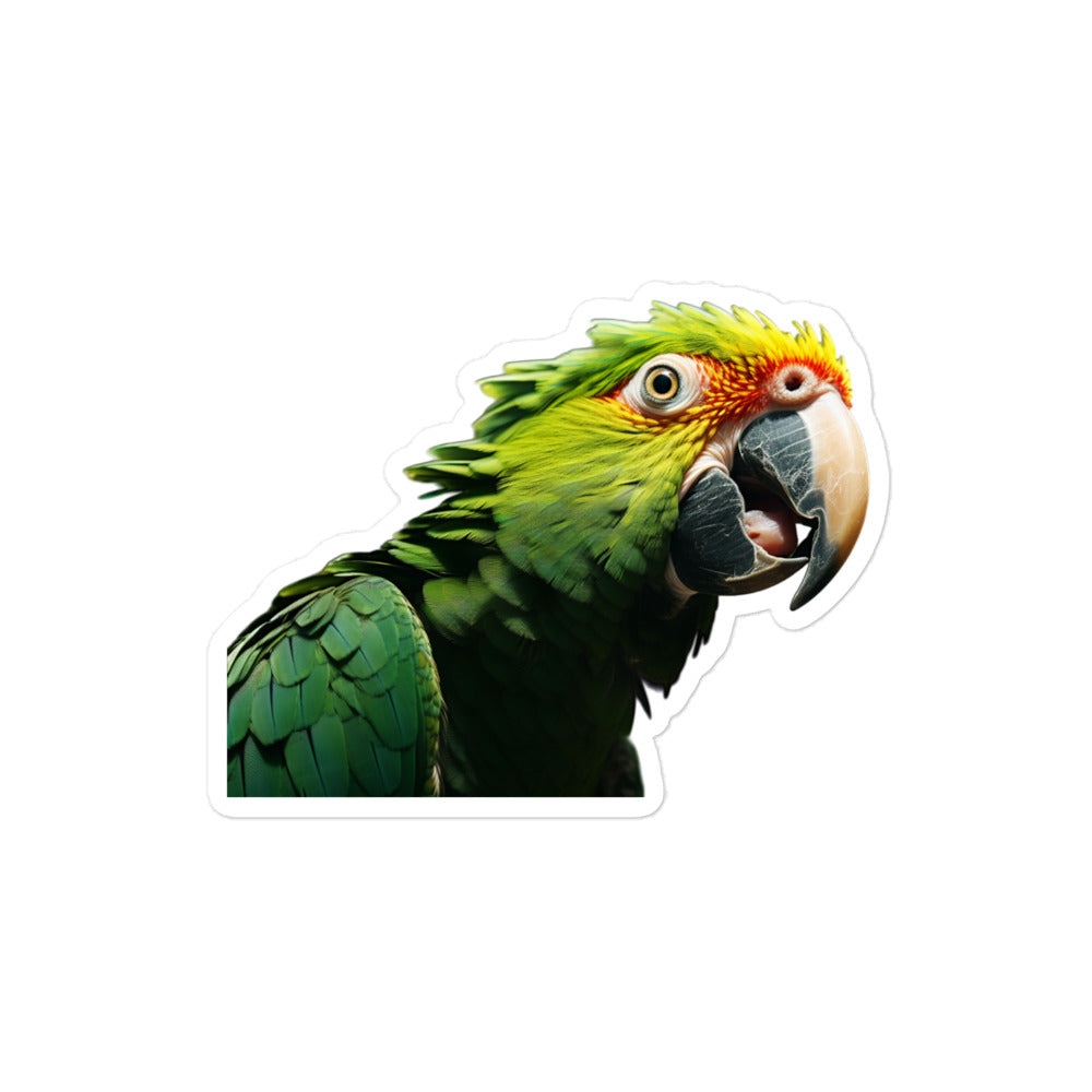 Amazon Parrot Sticker - Stickerfy.ai