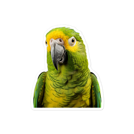 Amazon Parrot Sticker - Stickerfy.ai