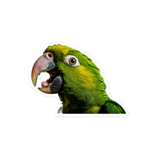 Amazon Parrot Sticker - Stickerfy.ai