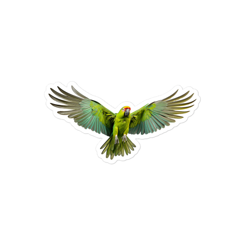 Amazon Parrot Sticker - Stickerfy.ai