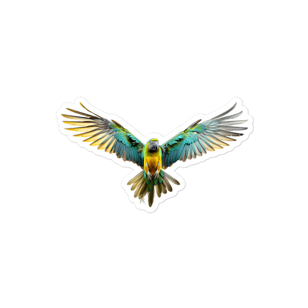 Amazon Parrot Sticker - Stickerfy.ai