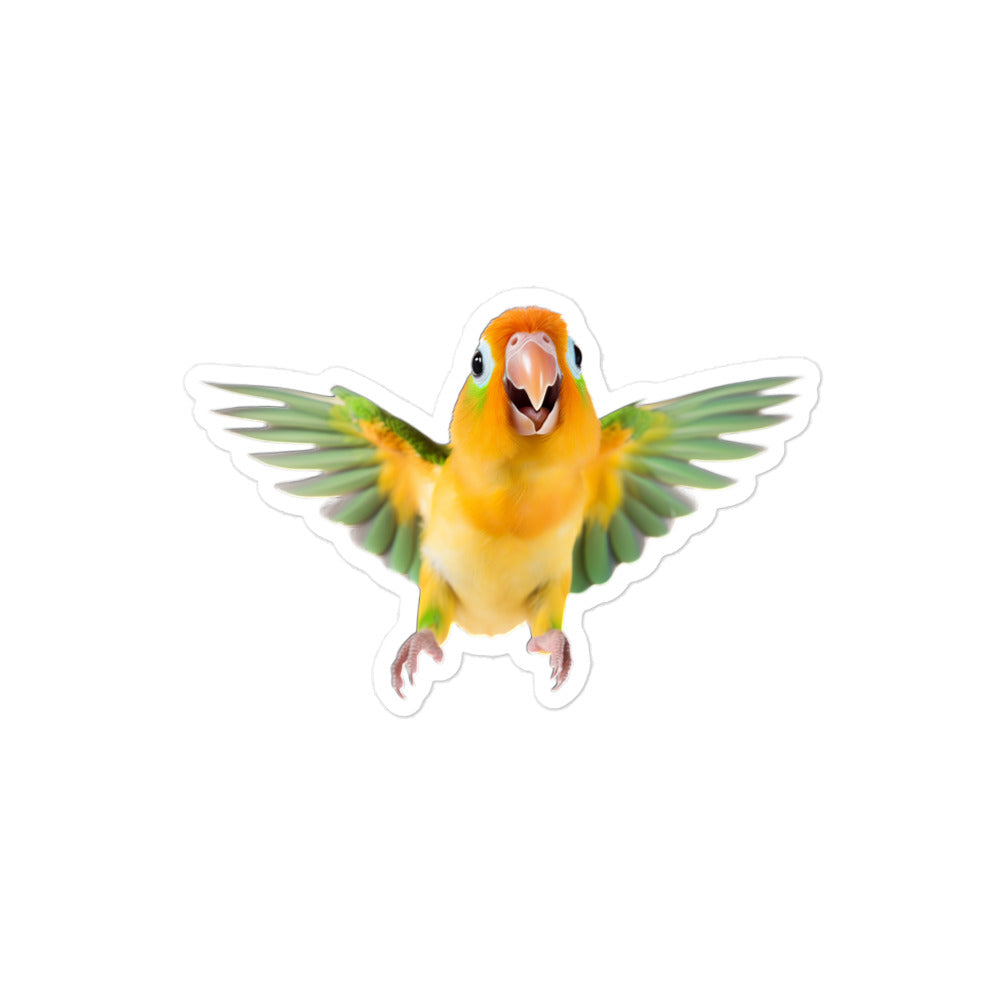 Fischer's Lovebird Sticker - Stickerfy.ai