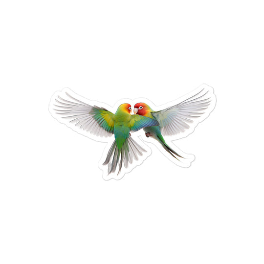 Fischer's Lovebird Sticker - Stickerfy.ai