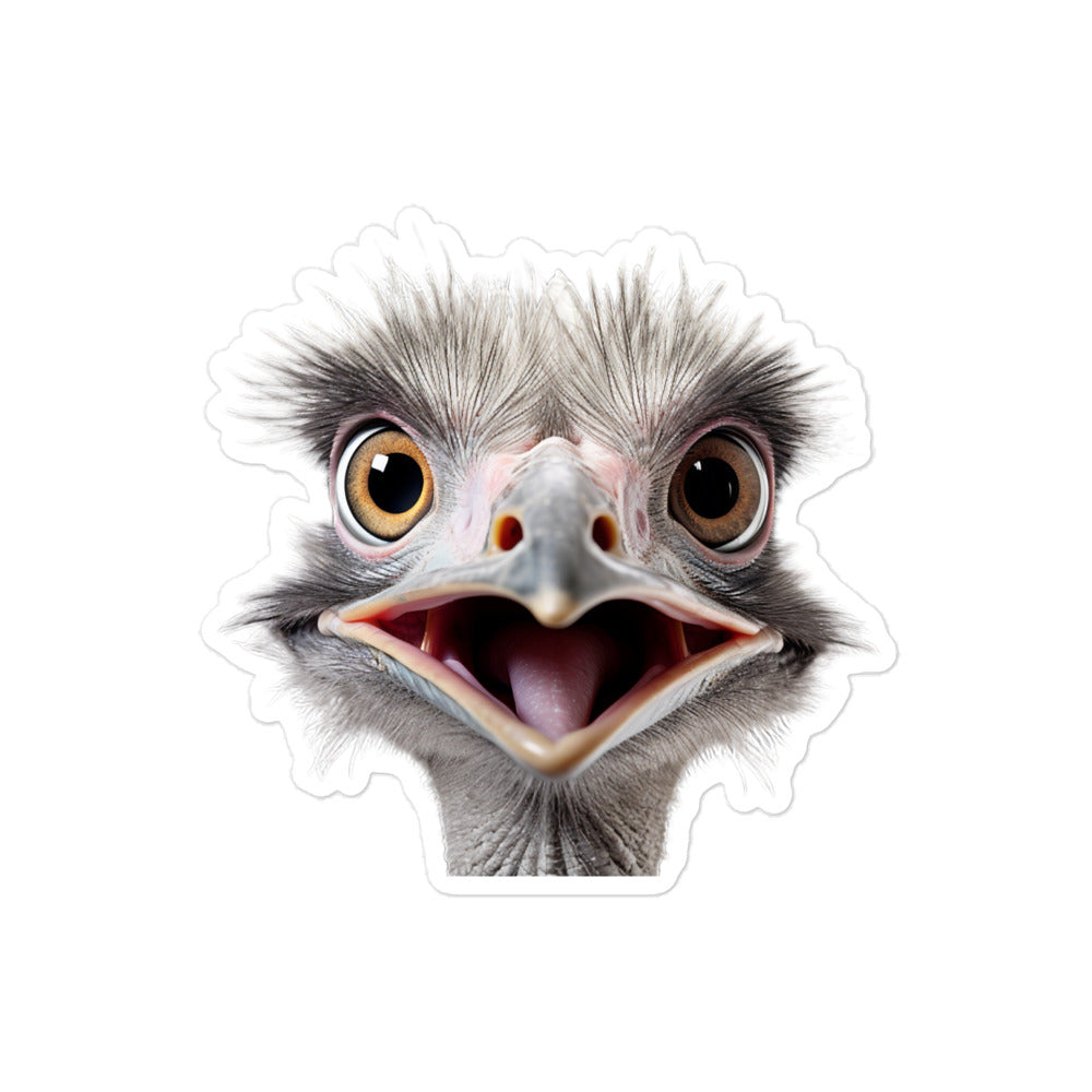 Ostrich Sticker - Stickerfy.ai