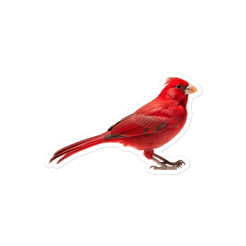 Red Factor Canary Sticker - Stickerfy.ai