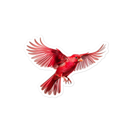 Red Factor Canary Sticker - Stickerfy.ai