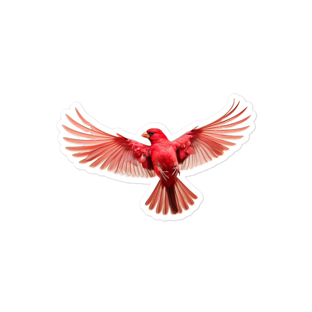 Red Factor Canary Sticker - Stickerfy.ai