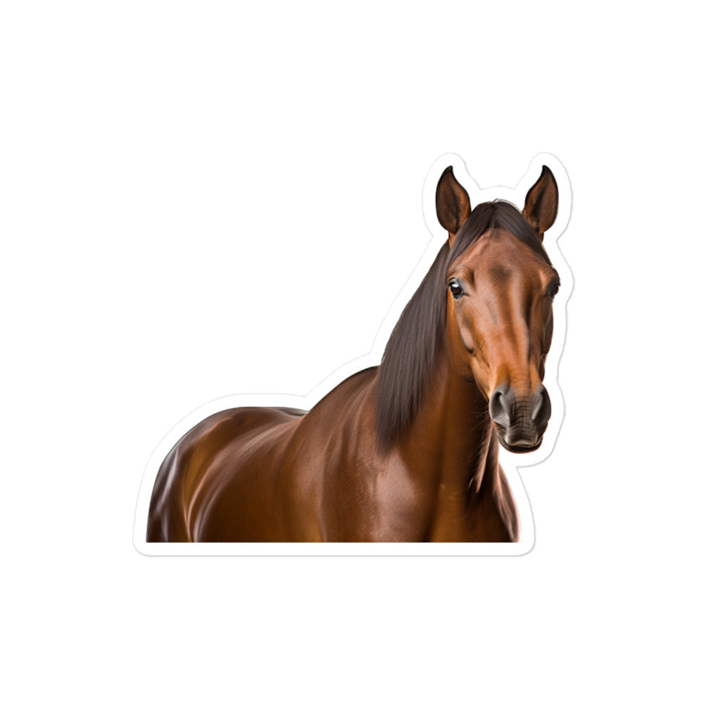 Thoroughbred Horse Sticker - Stickerfy.ai