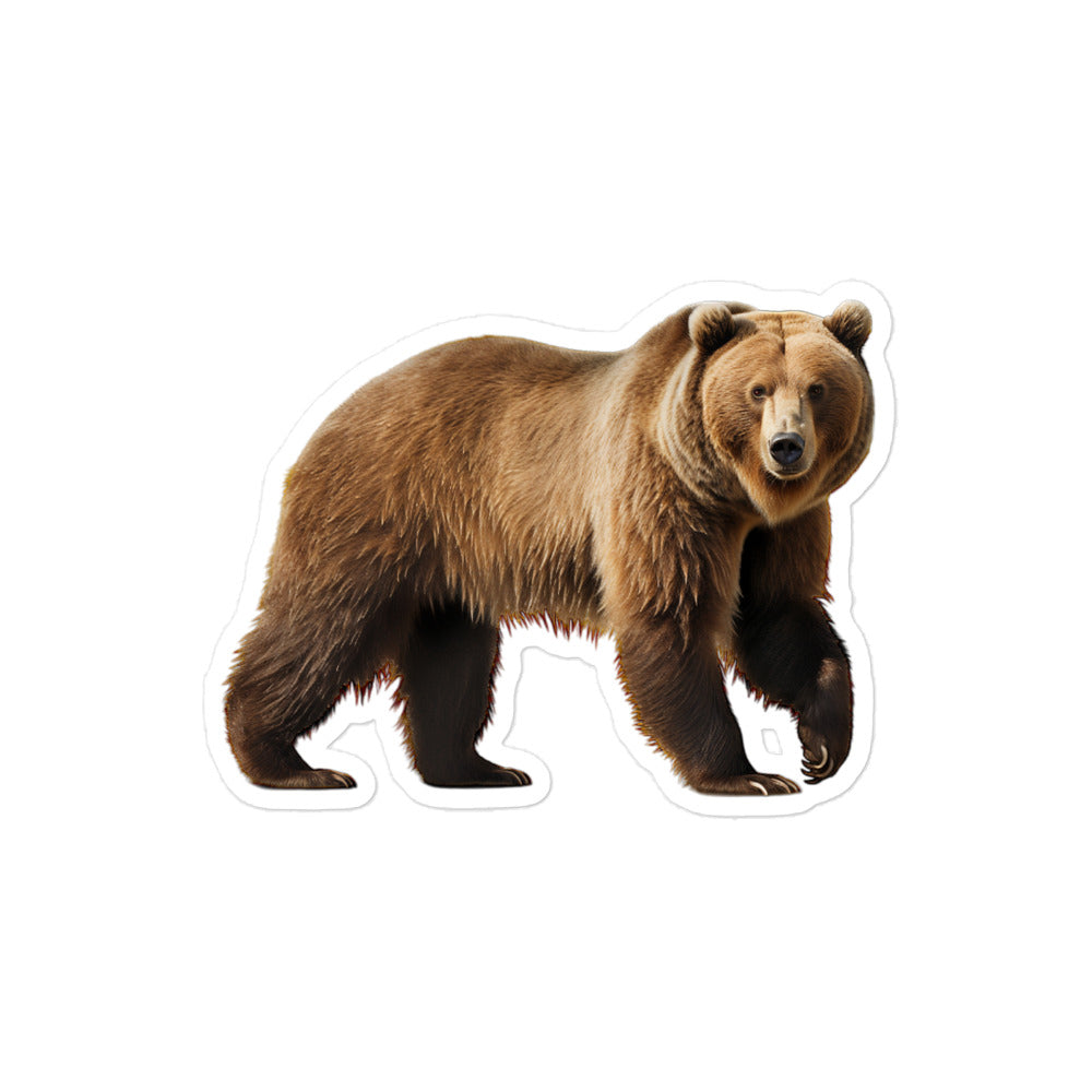 Grizzly Bear Sticker - Stickerfy.ai