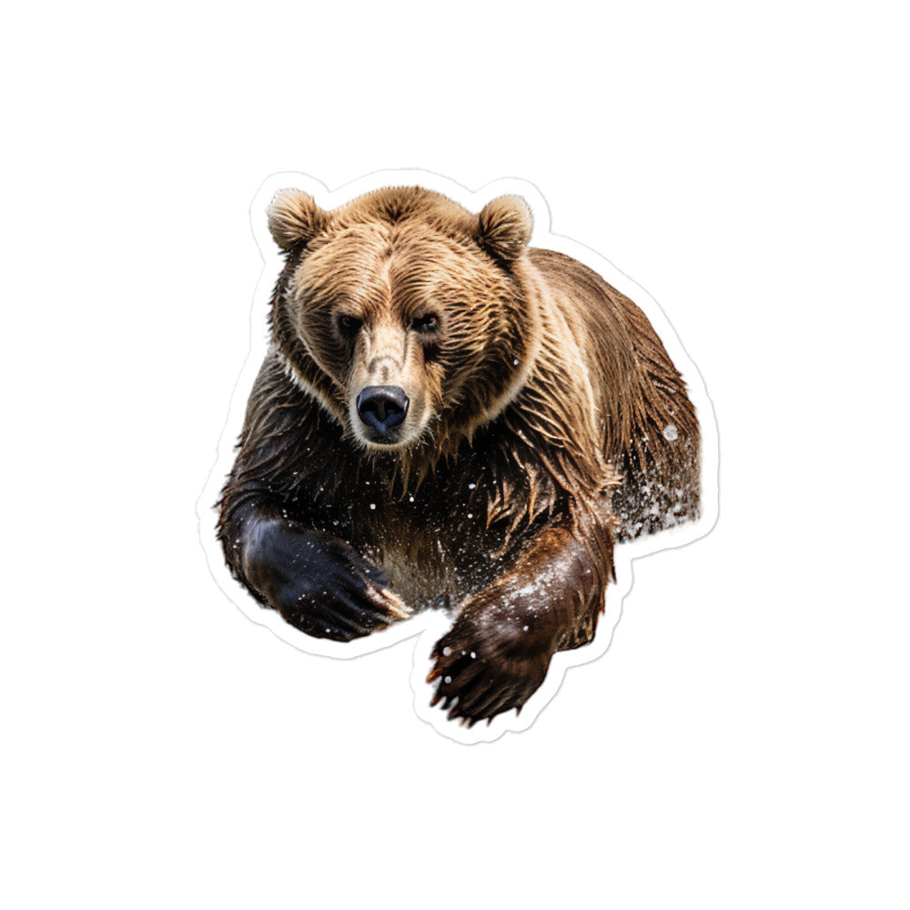 Grizzly Bear Sticker - Stickerfy.ai