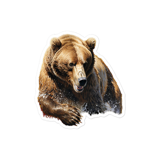 Grizzly Bear Sticker - Stickerfy.ai