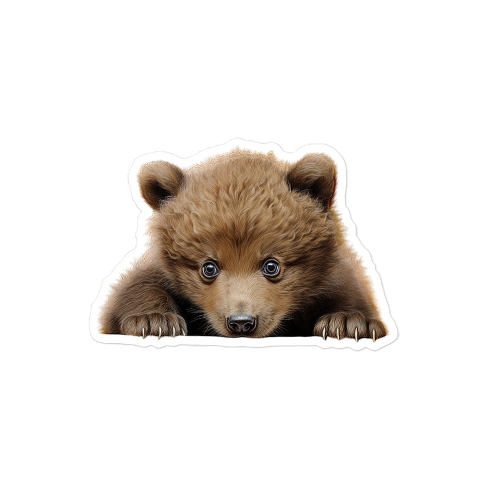 Grizzly Bear Sticker - Stickerfy.ai