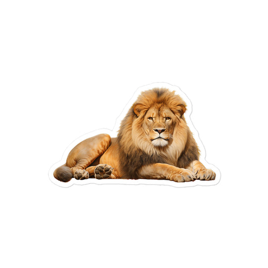 African Lion Sticker - Stickerfy.ai