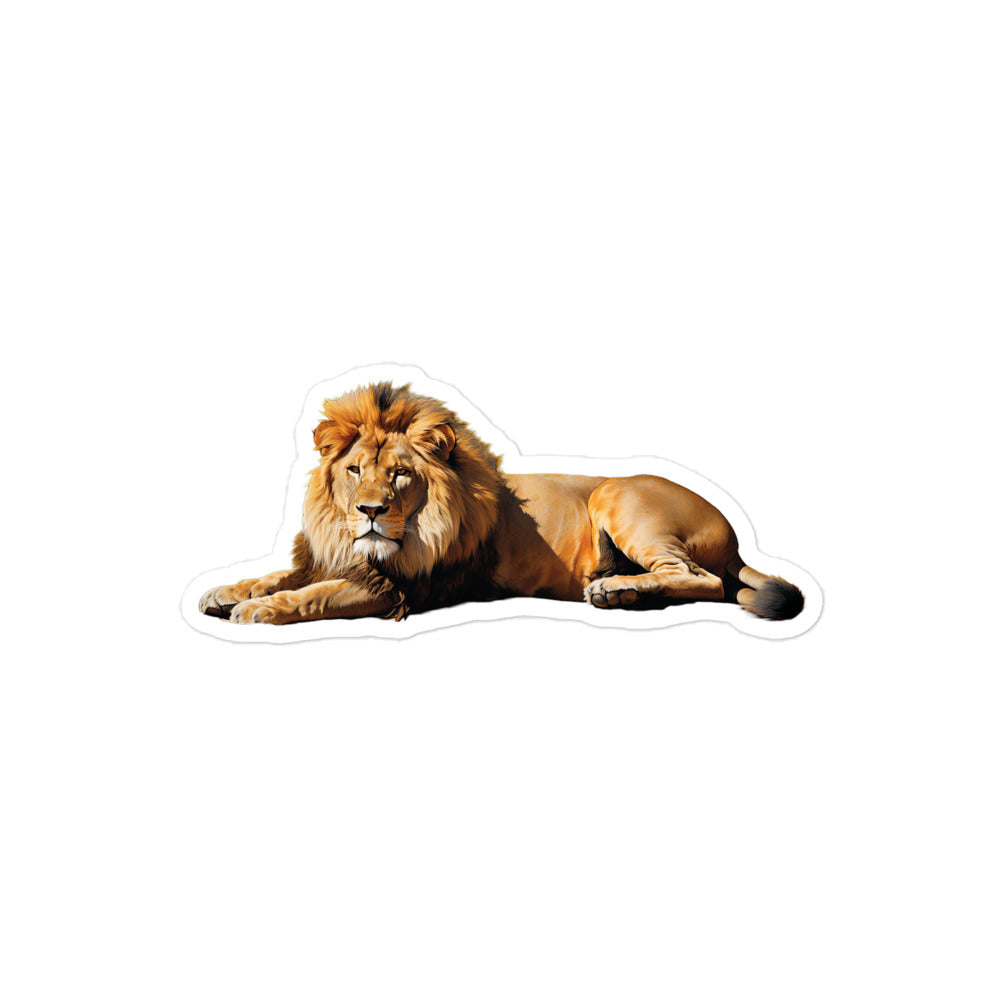 African Lion Sticker - Stickerfy.ai