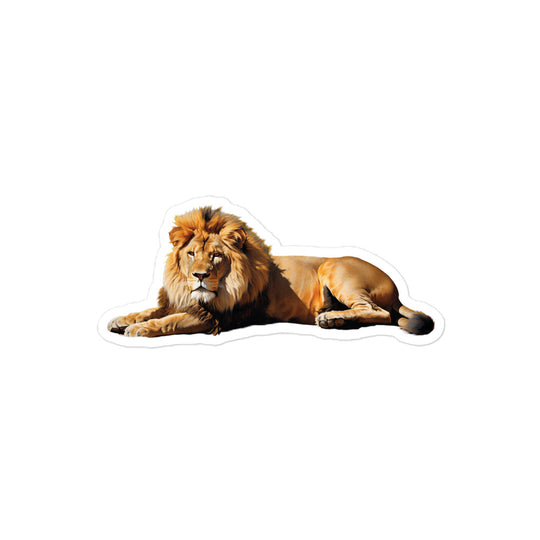 African Lion Sticker - Stickerfy.ai