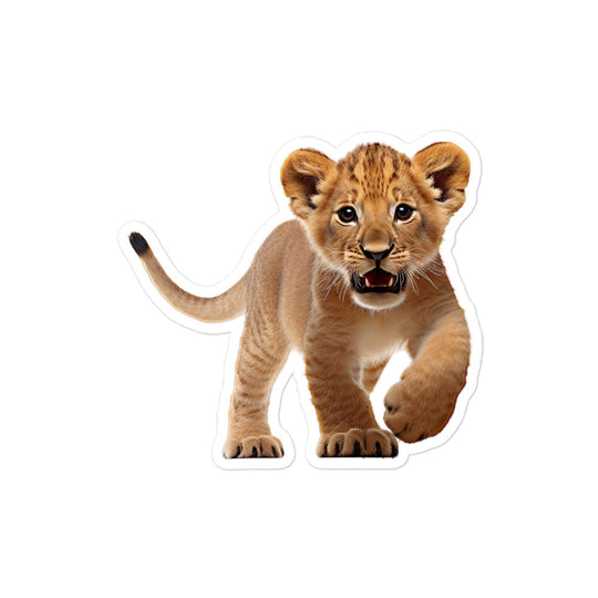 African Lion Sticker - Stickerfy.ai