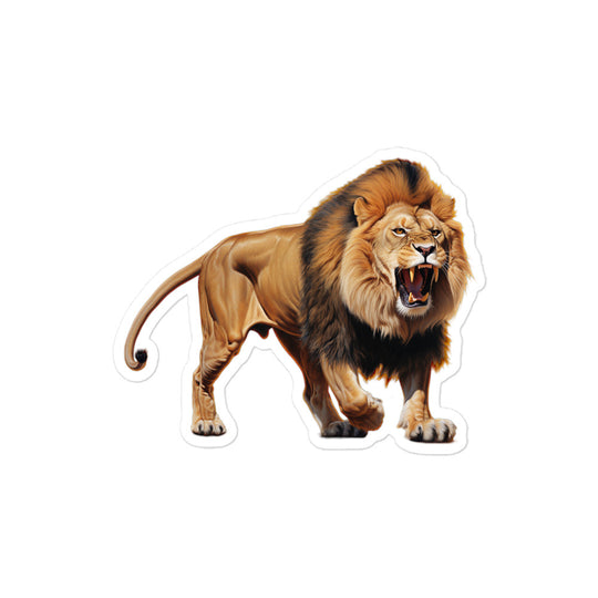 African Lion Sticker - Stickerfy.ai