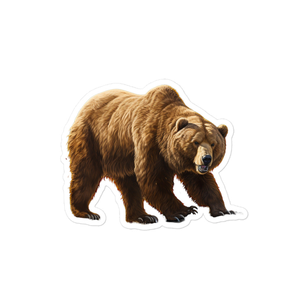 Kodiak Bear Sticker - Stickerfy.ai