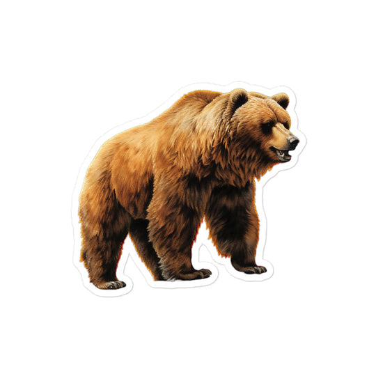 Kodiak Bear Sticker - Stickerfy.ai