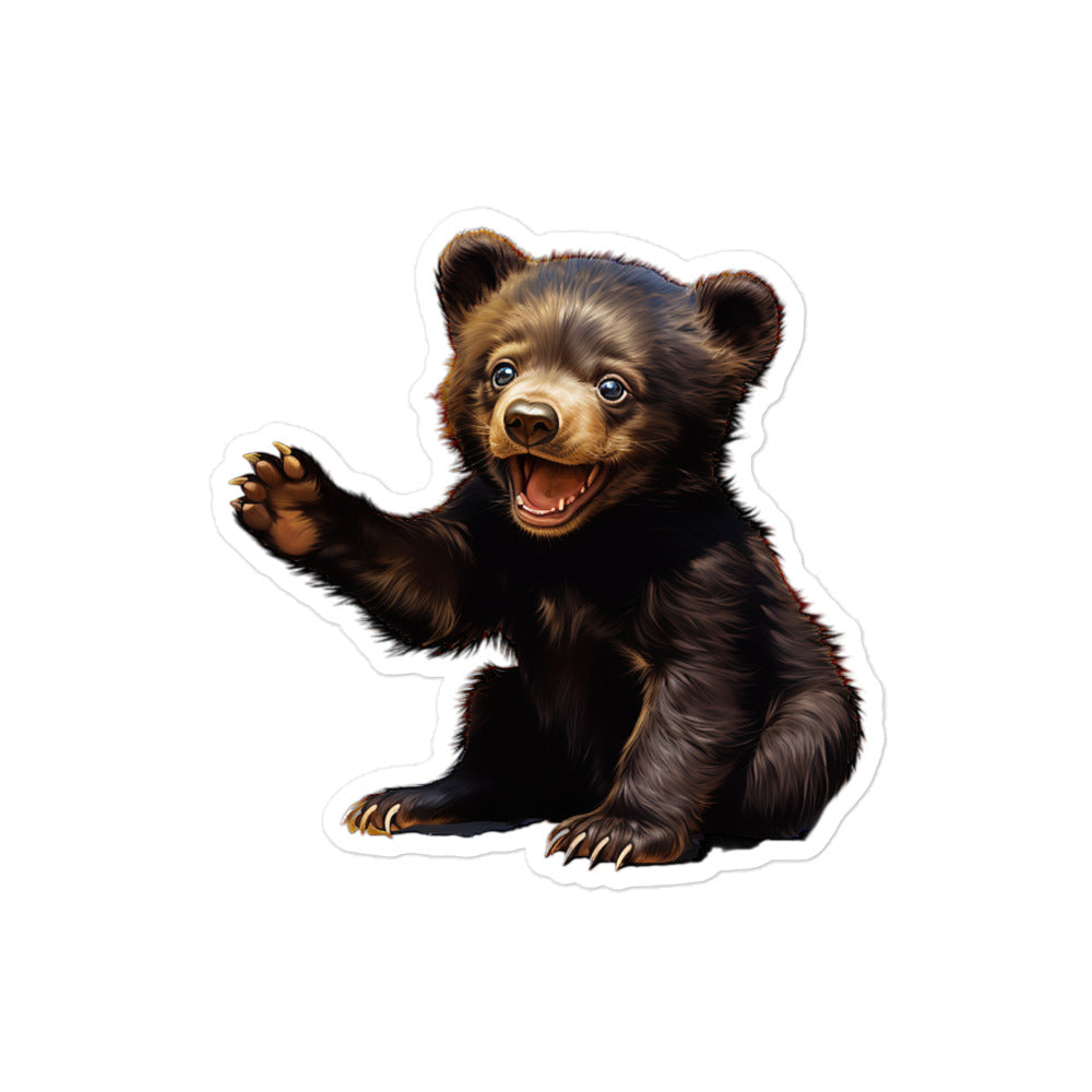 Sun Bear Sticker - Stickerfy.ai
