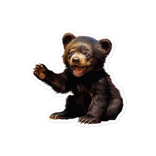 Sun Bear Sticker - Stickerfy.ai