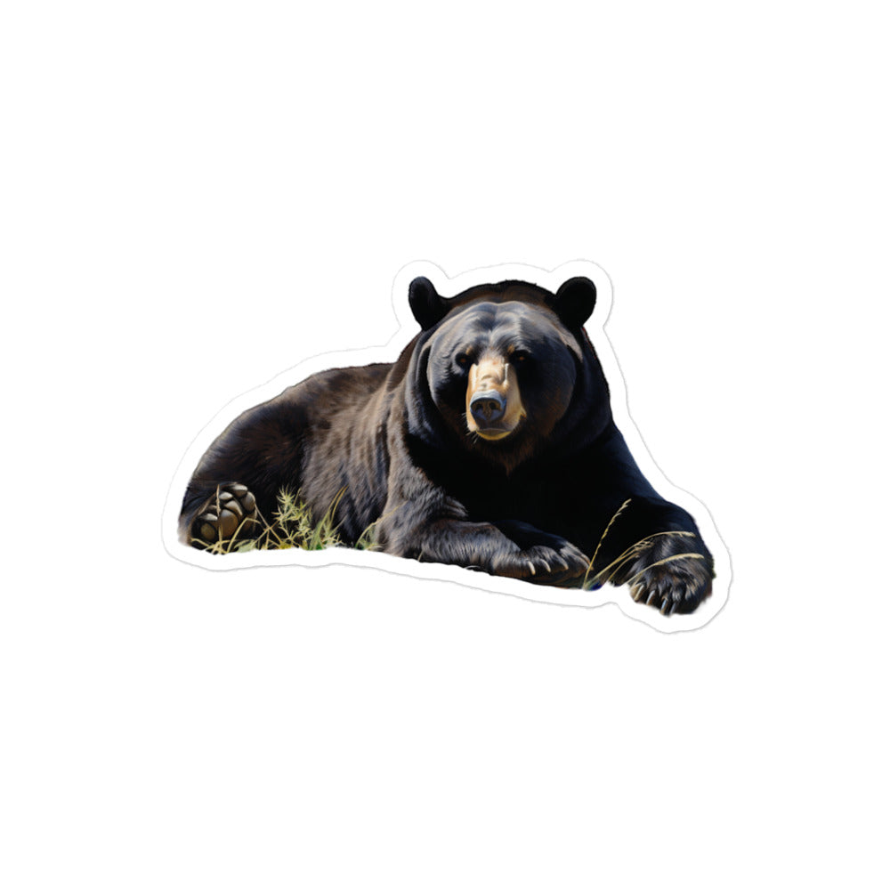 Black Bear Sticker - Stickerfy.ai