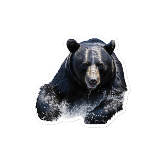 Black Bear Sticker - Stickerfy.ai