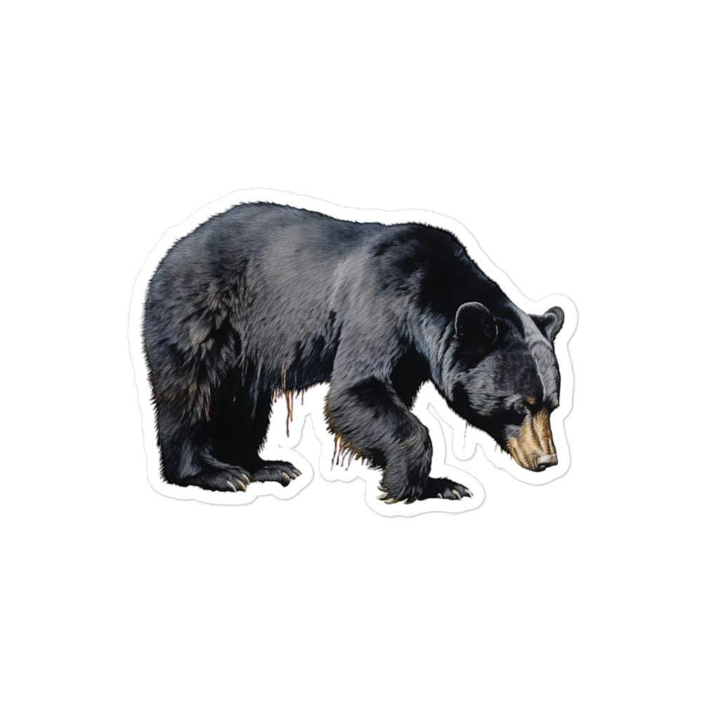 Black Bear Sticker - Stickerfy.ai