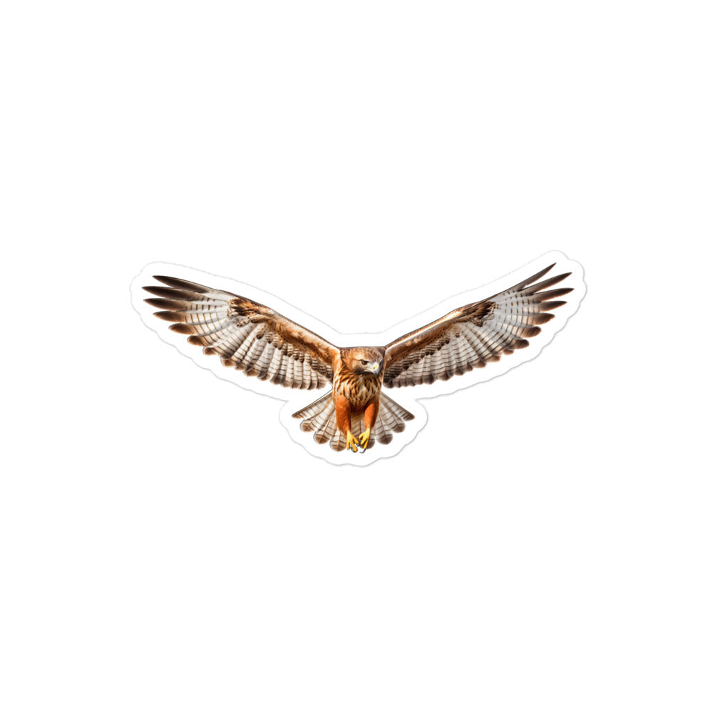 Red Tailed Hawk Sticker - Stickerfy.ai