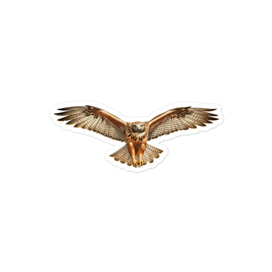 Red Tailed Hawk Sticker - Stickerfy.ai