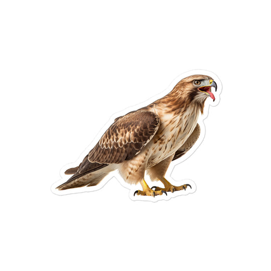 Red Tailed Hawk Sticker - Stickerfy.ai