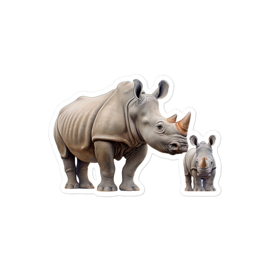 Indian Rhinoceros Sticker - Stickerfy.ai