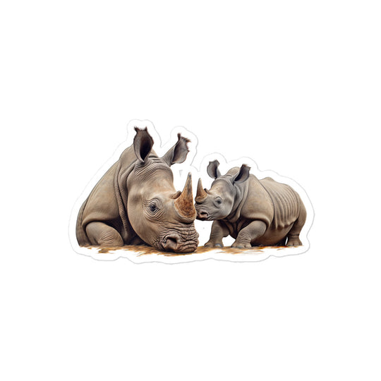 Indian Rhinoceros Sticker - Stickerfy.ai