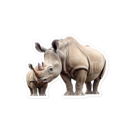 Indian Rhinoceros Sticker - Stickerfy.ai