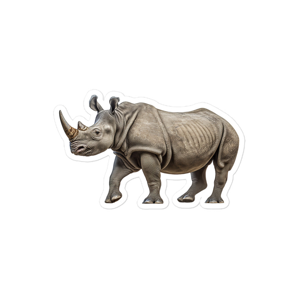 Indian Rhinoceros Sticker - Stickerfy.ai