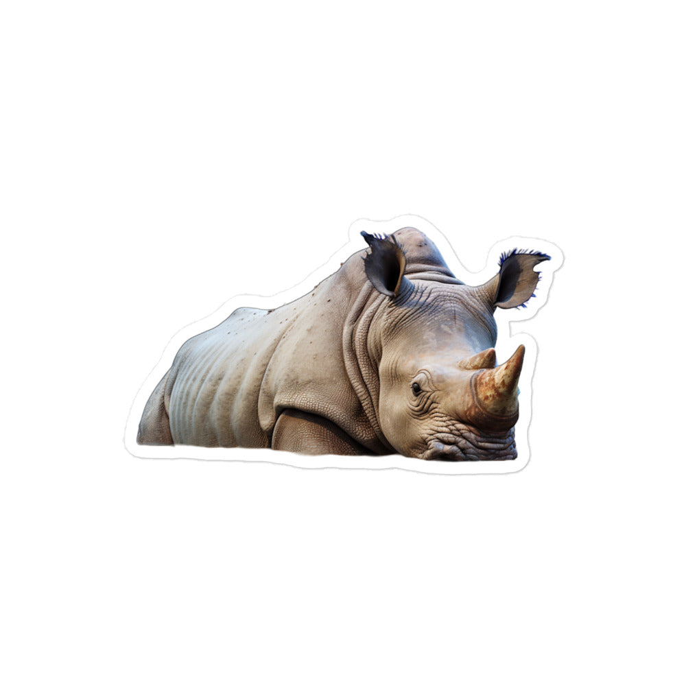 Indian Rhinoceros Sticker - Stickerfy.ai