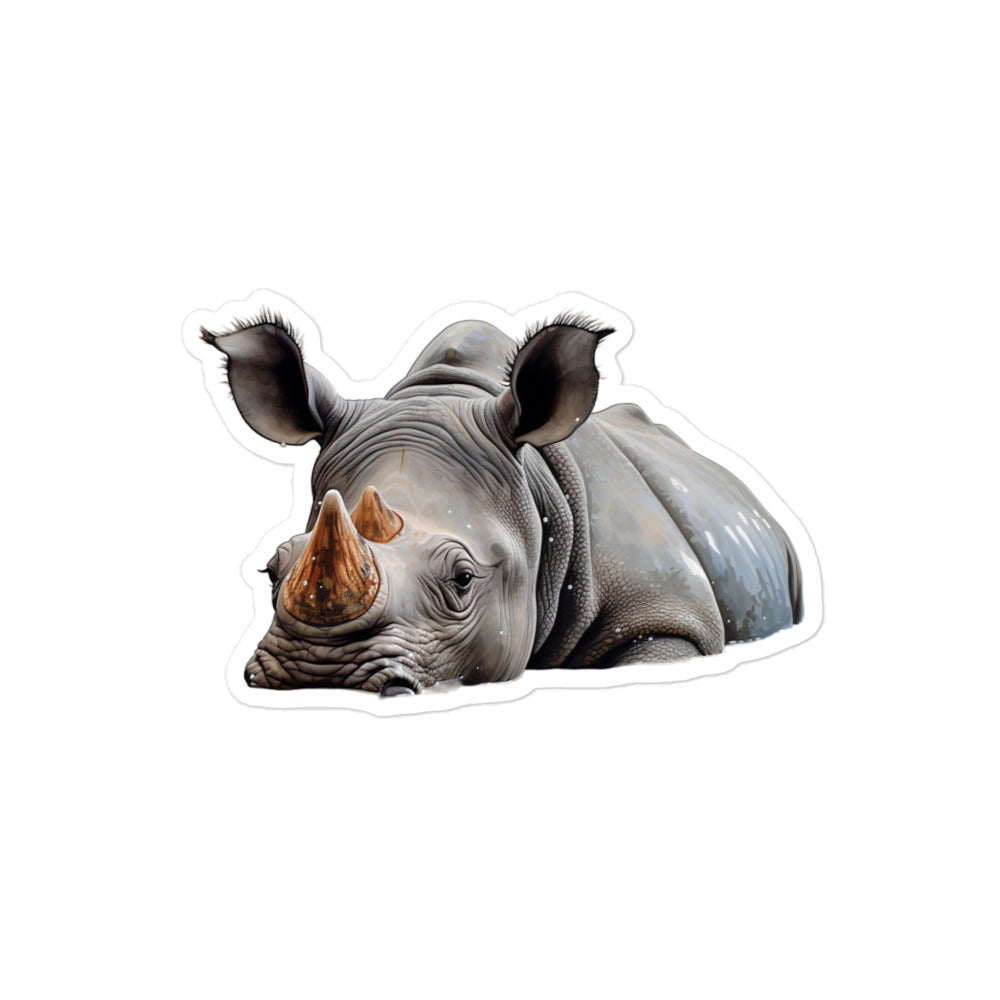 Indian Rhinoceros Sticker - Stickerfy.ai