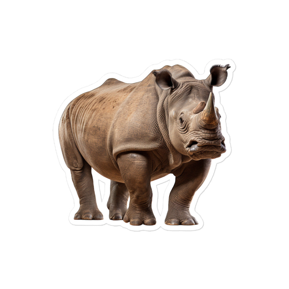 Indian Rhinoceros Sticker - Stickerfy.ai