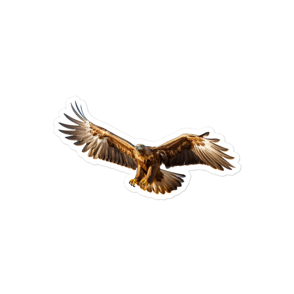 Golden Eagle Sticker - Stickerfy.ai