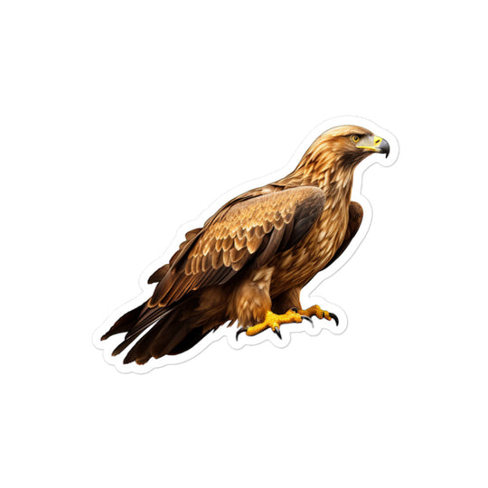 Golden Eagle Sticker - Stickerfy.ai