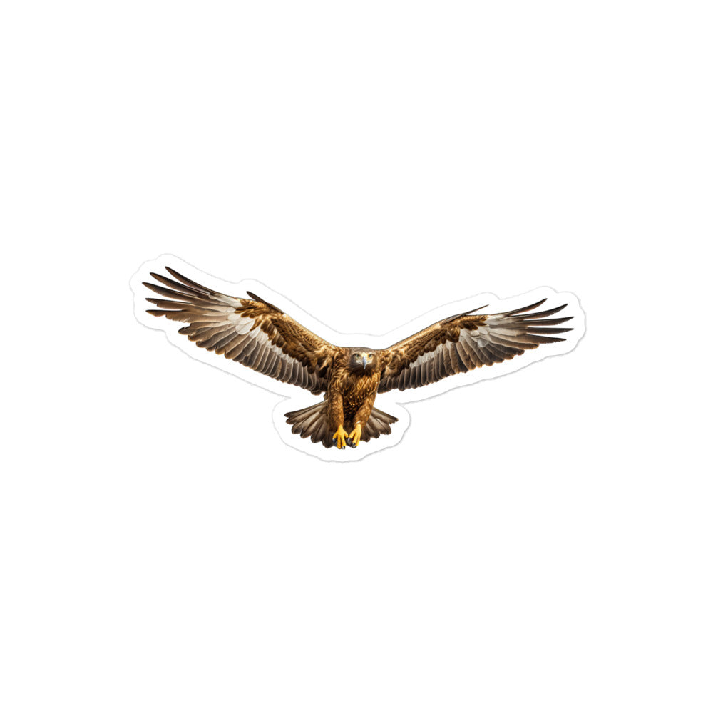 Golden Eagle Sticker - Stickerfy.ai