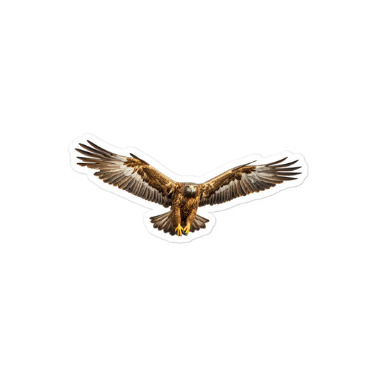 Golden Eagle Sticker - Stickerfy.ai