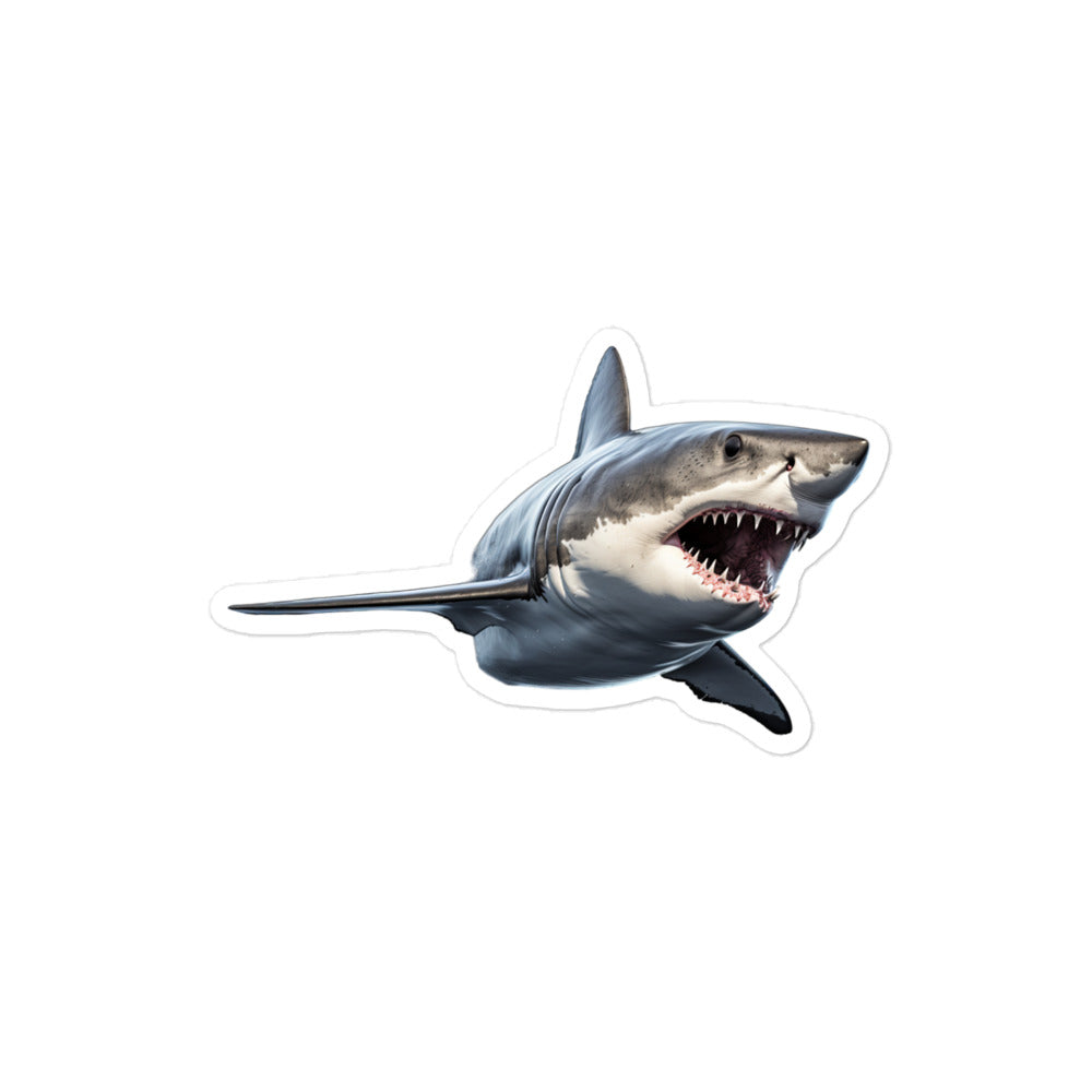 Great White Shark Sticker - Stickerfy.ai