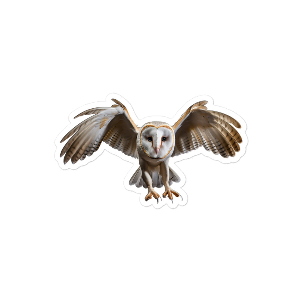 Barn Owl Sticker - Stickerfy.ai