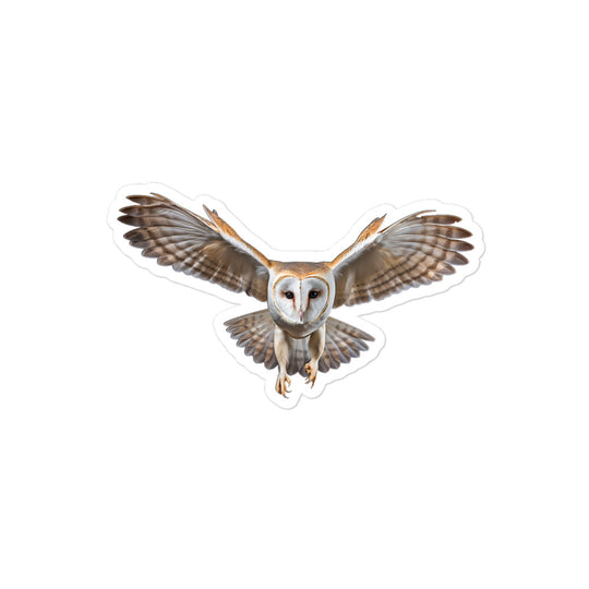 Barn Owl Sticker - Stickerfy.ai