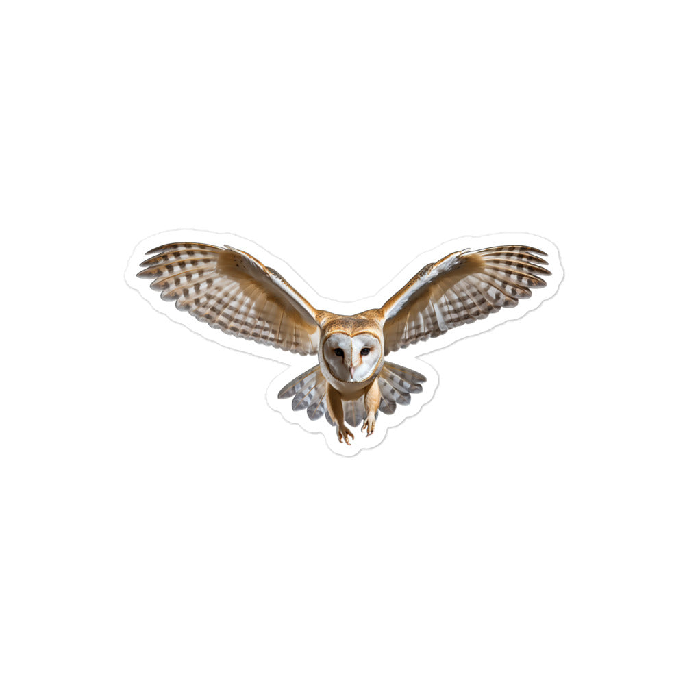 Barn Owl Sticker - Stickerfy.ai