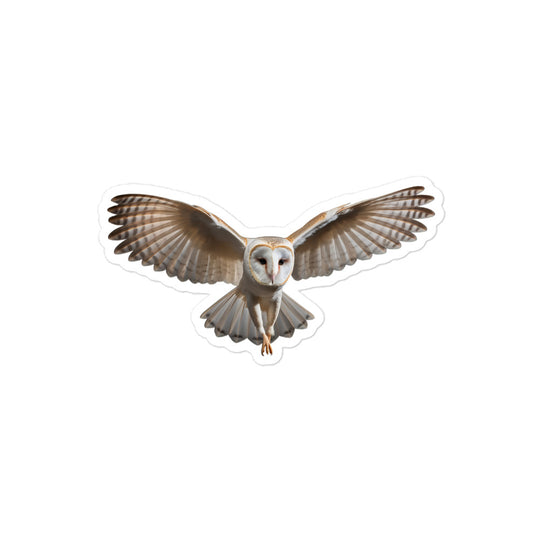 Barn Owl Sticker - Stickerfy.ai