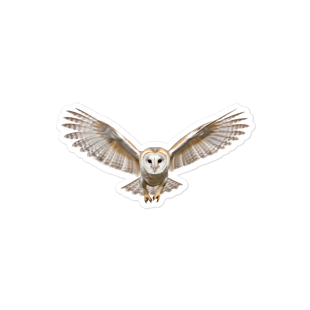 Barn Owl Sticker - Stickerfy.ai